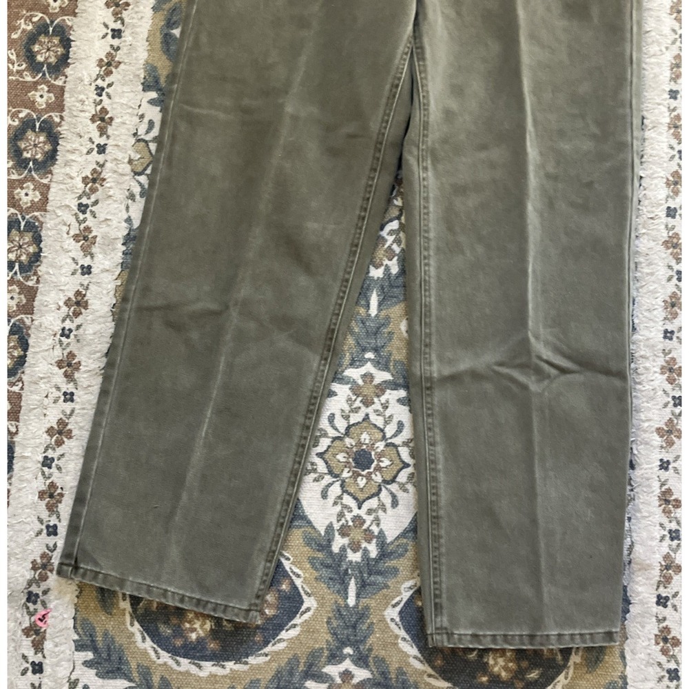 Orvis Denim Work Pants with Suede Leather Trim‎ - 32 Green - Picture 3 of 12